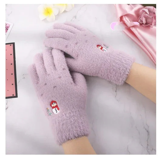 Winter Warm Touchscreen Gloves with Fleece Lining