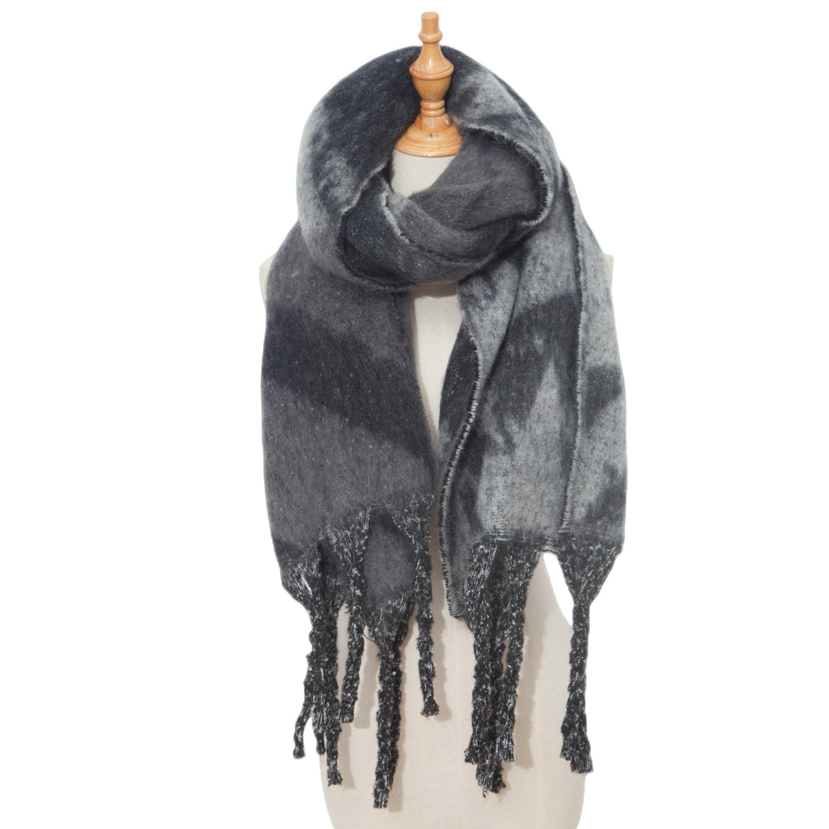 Star and Stripe Tassel Blanket Scarf