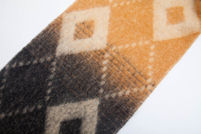 Diamond Argyle Fringe Blanket Scarf Wrap