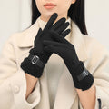Orsay Suede Buckle Gloves