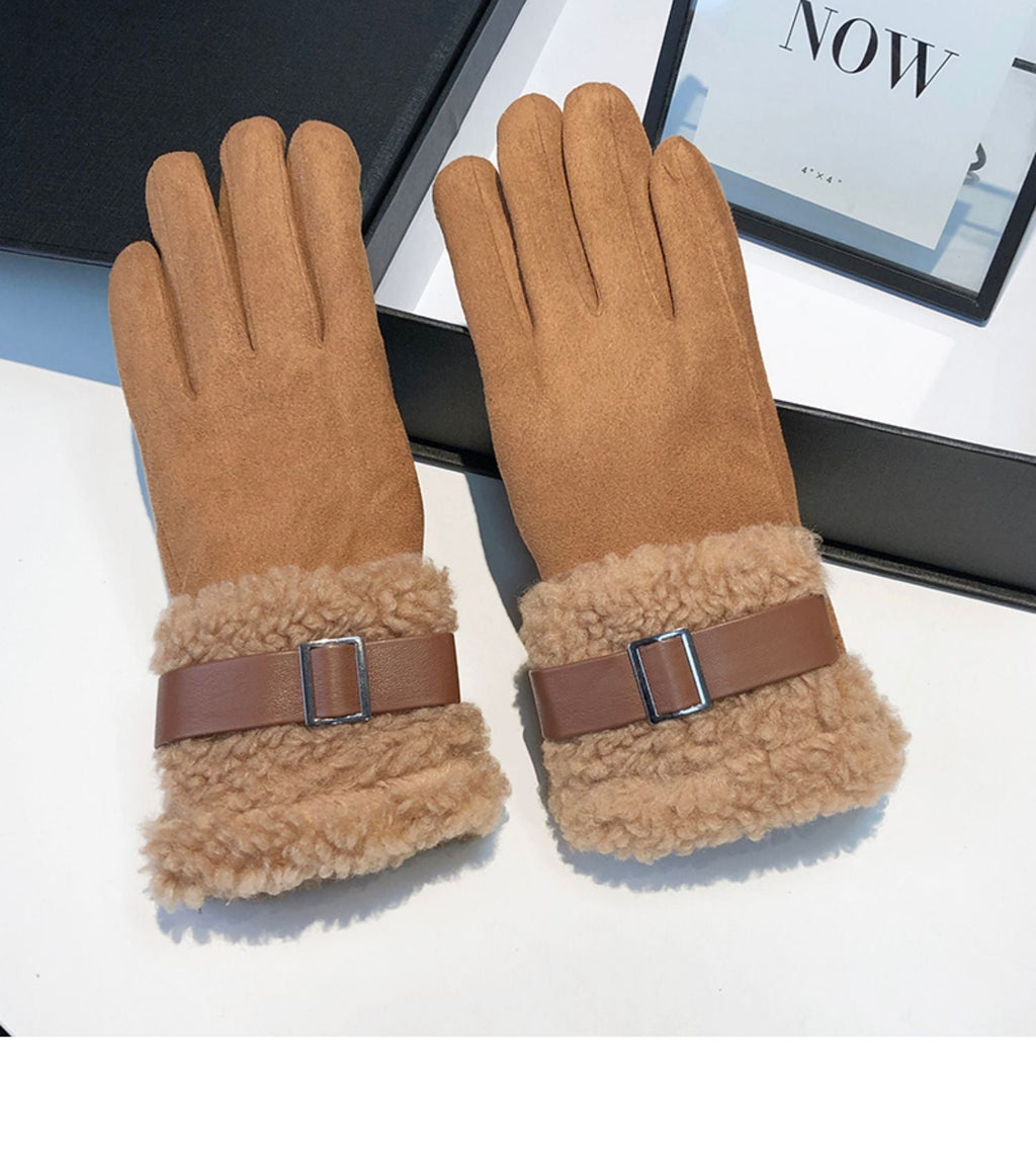 Winter Touch Screen Thermal Suede Gloves MK2BLW6W6GLO20