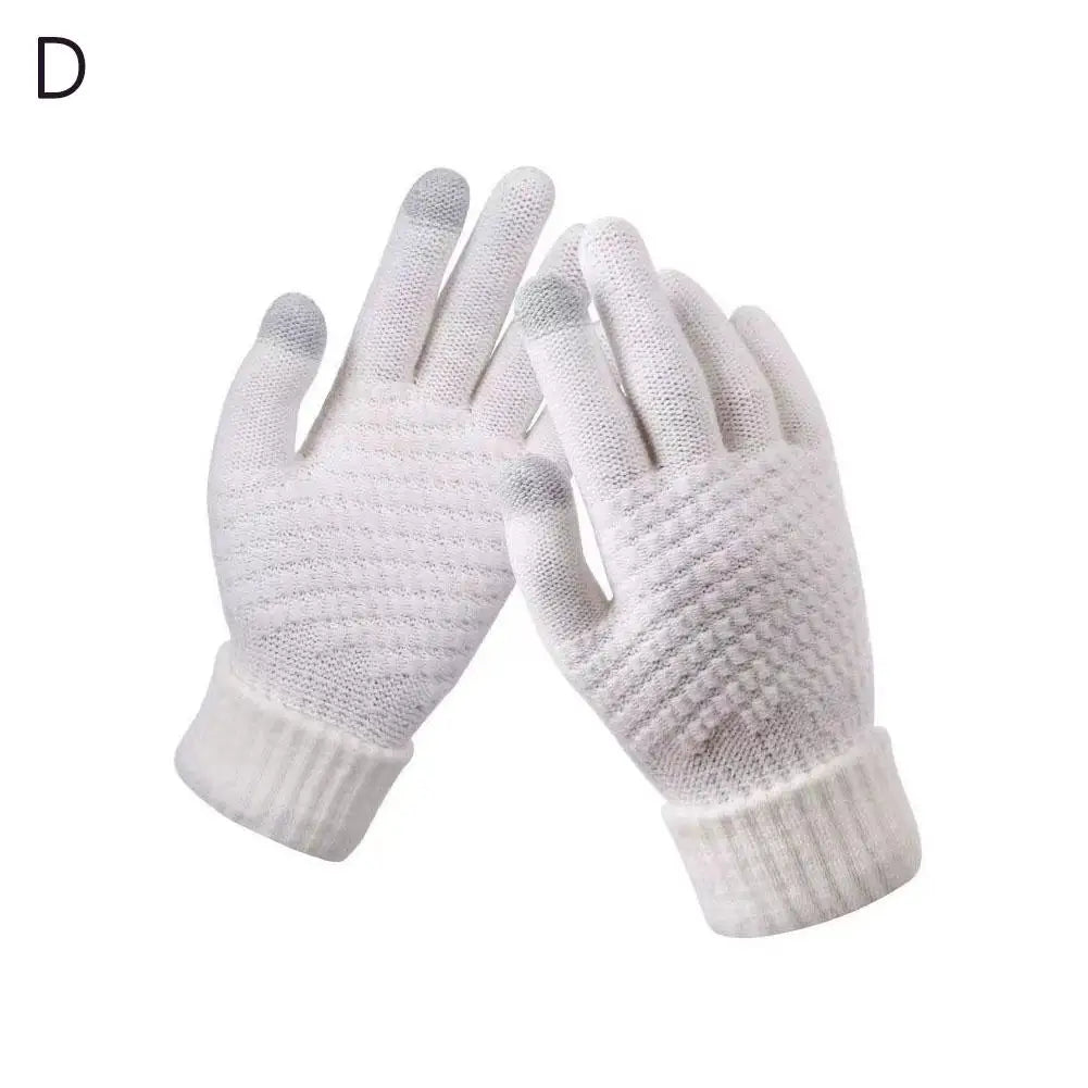 Women's Knitted Thicken Winter Hand Warmer Gloves – 4 Colors