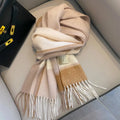 Women's wool plaid wrap scarf comfortable winter blanket accessory