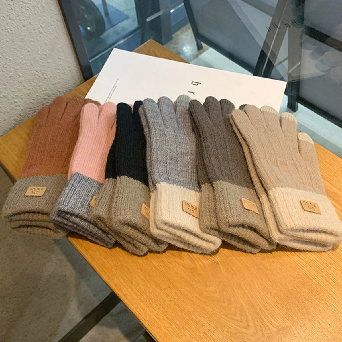Women’s Winter Gloves Touchscreen Fleece Lined Knit