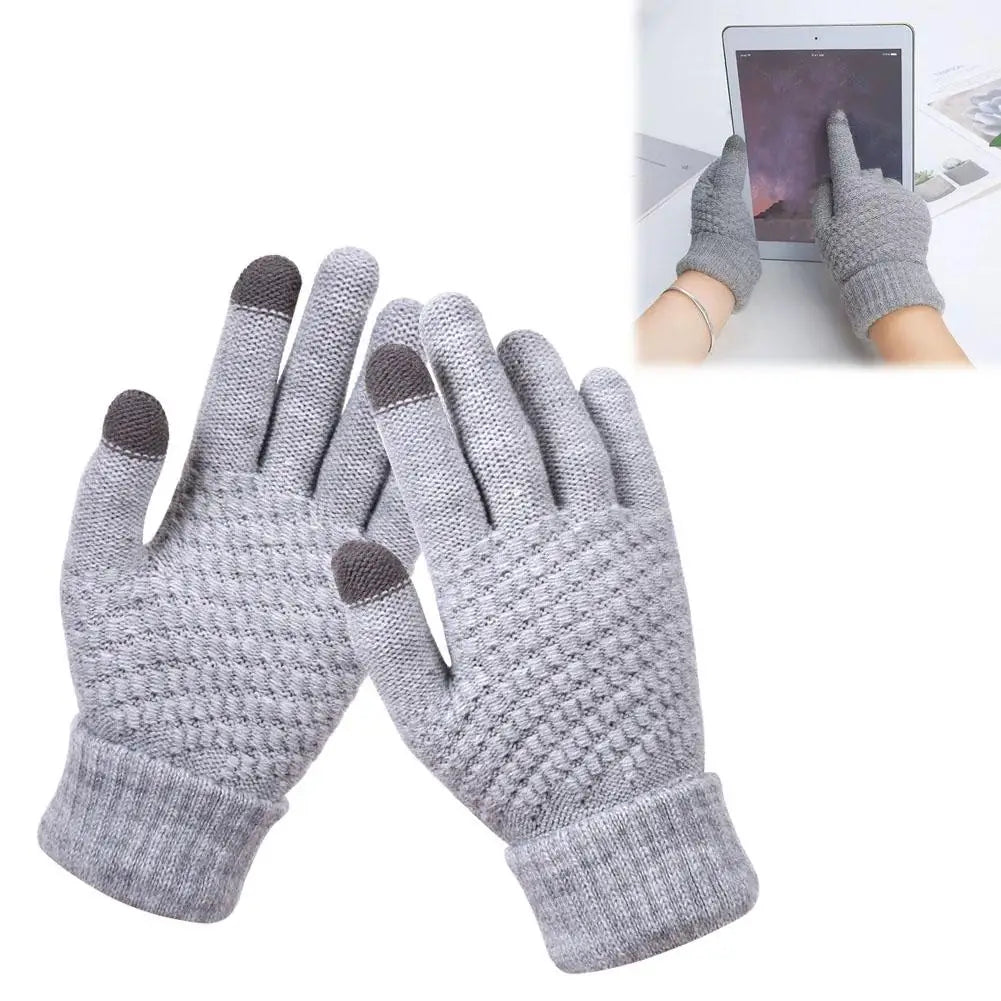 Women's Knitted Thicken Winter Hand Warmer Gloves – 4 Colors