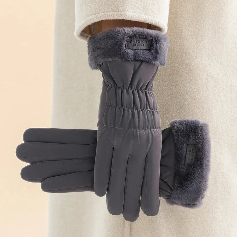 Cashmere Lining Touchscreen Gloves