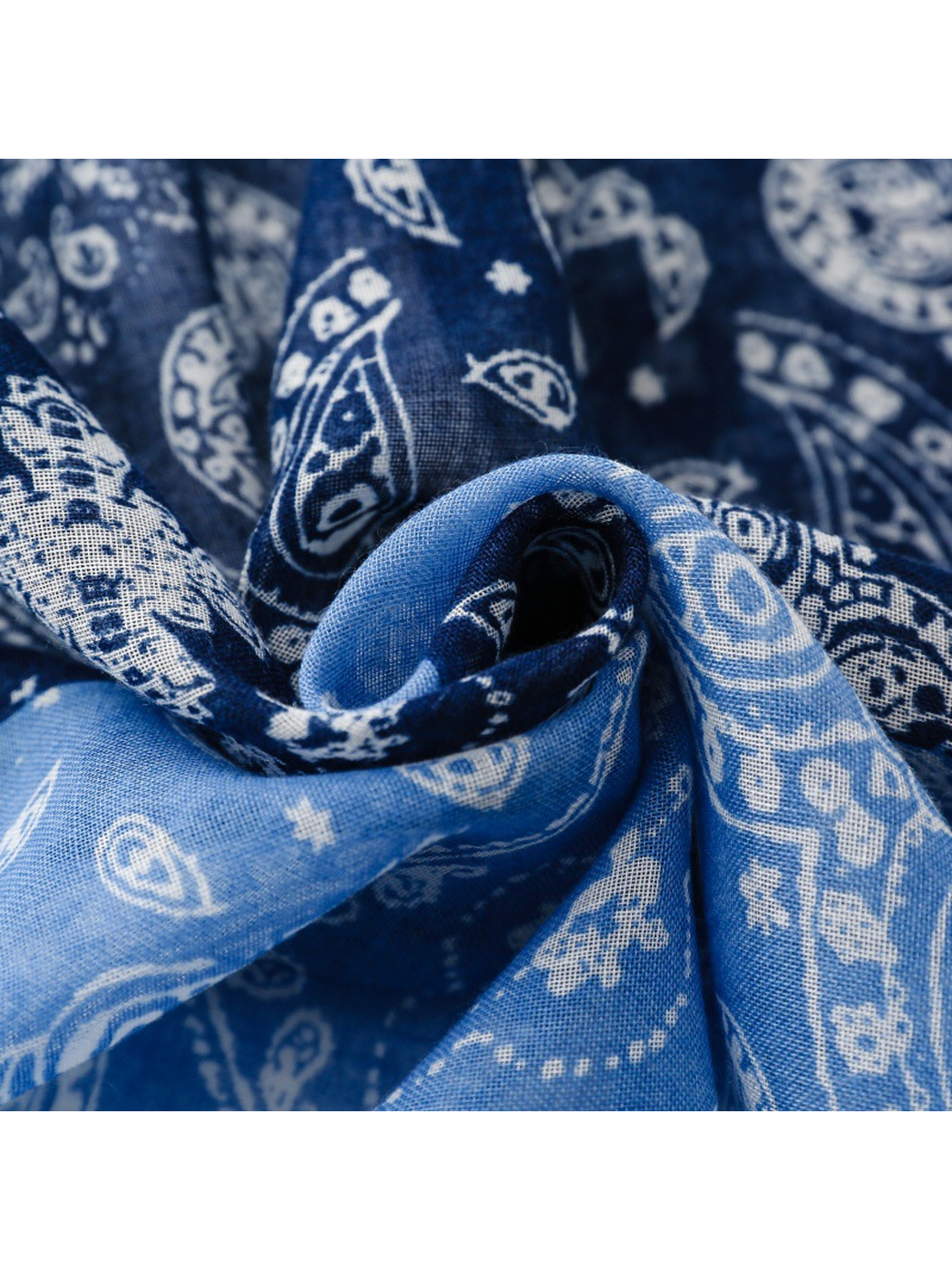 Scarvii - Paisley Border Tassel Scarf